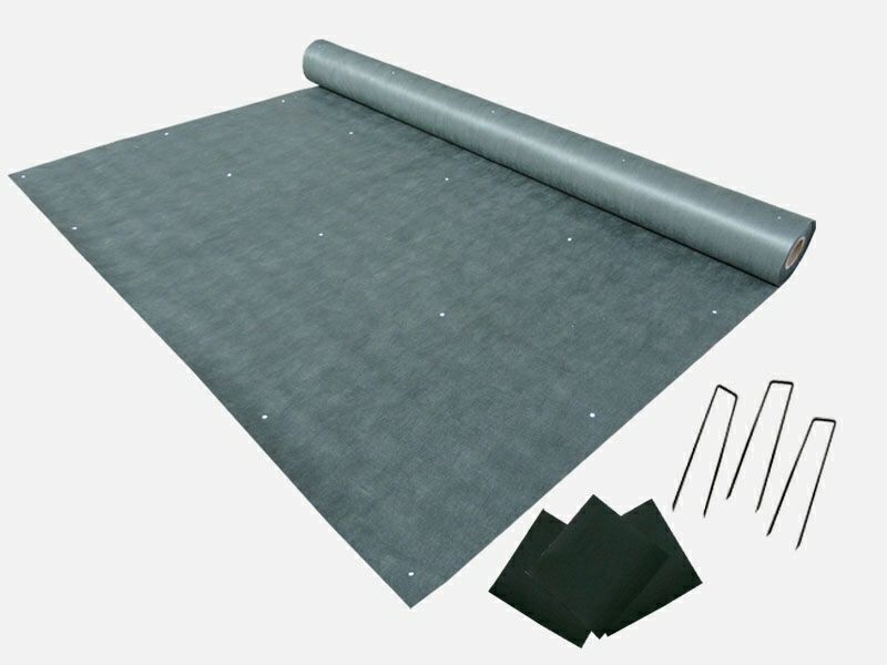 「とことん防草シートライトフルセット」2m×30m+U型ピン200本+ピンシール200枚