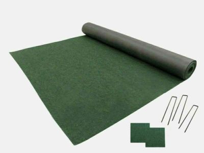 防草シート「とことん草なしシートフルセット」1m×4.8m+U型ピン(中)30本+とことんシール30枚