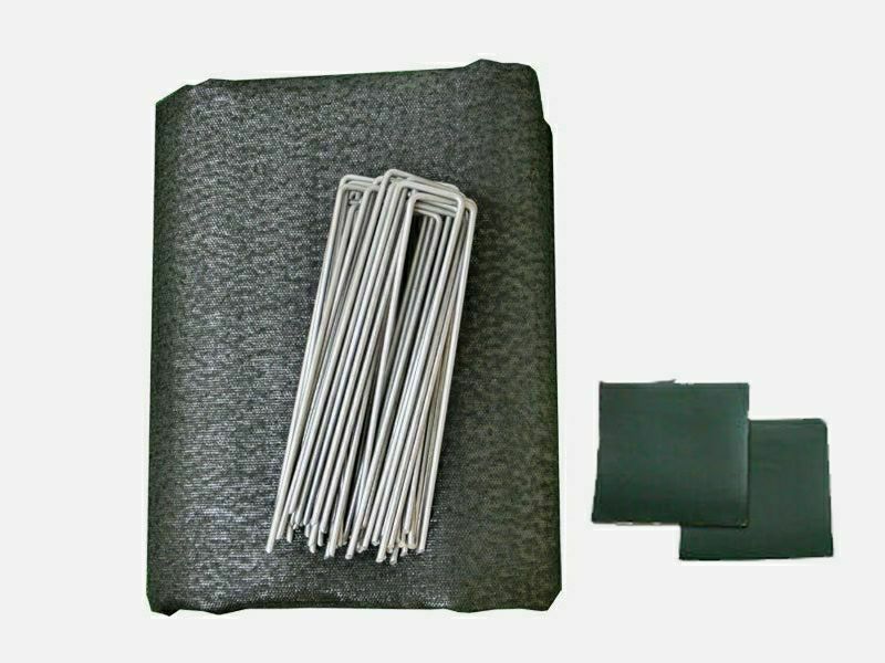 花壇に最適！防草シート「らくらく草なしシート」1×4.8mセット